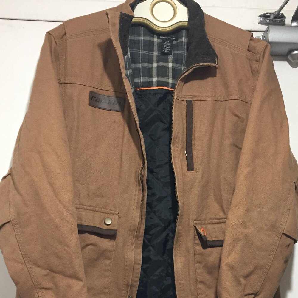 CAN-AM CANVAS LINED WORK JACKETS SIZE S